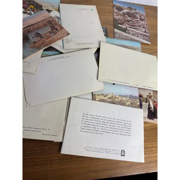 Vintage Holy Land Missions Cards Lot of 16 Unused Greeting Cards Mementos Easter - Picture 2 of 11